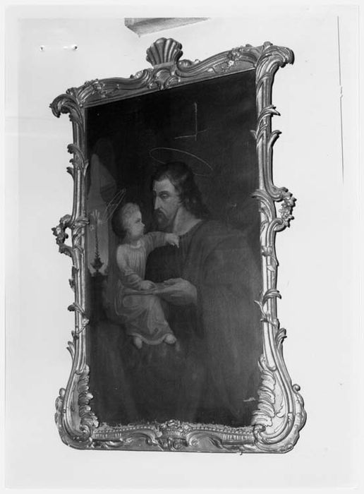 tableau : saint Joseph et l'Enfant-Jésus
