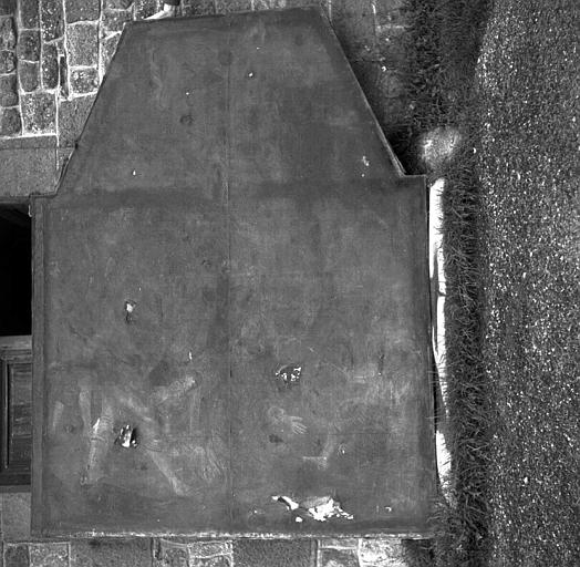 Lapidation de saint Etienne, peinture sur toile