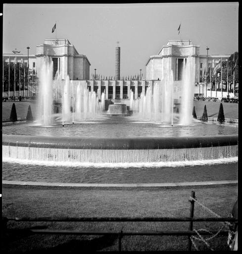 Les fontaines du Trocadéro
