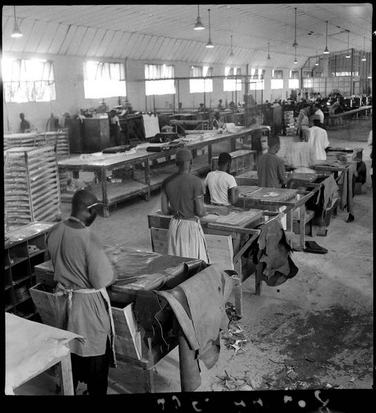 Vue intérieure des ateliers