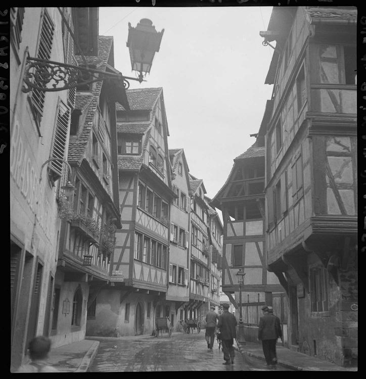 Quartier de la Petite France : rue du Bain-aux-Plantes