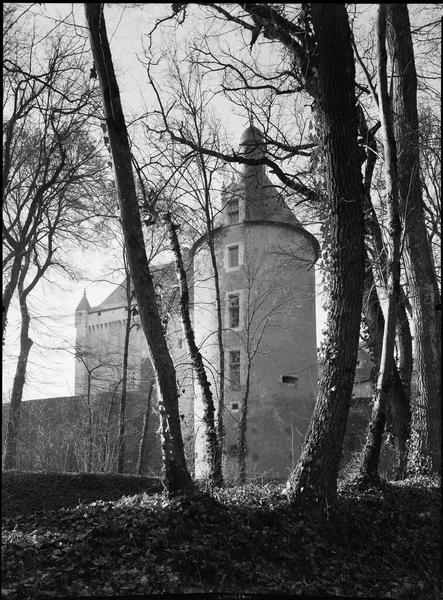 La tour depuis la forêt