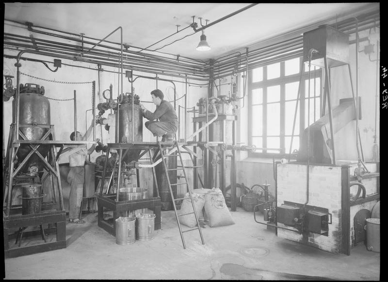 La préparation des couleurs