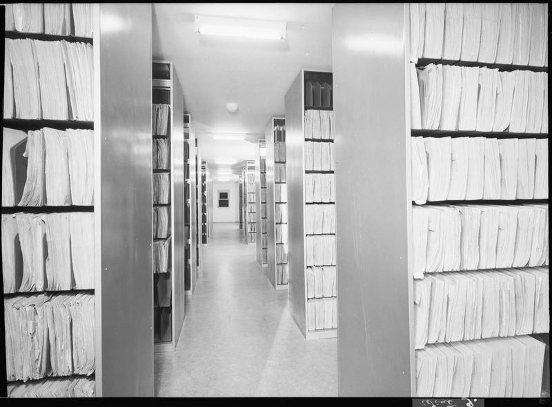 Une salle d'archives