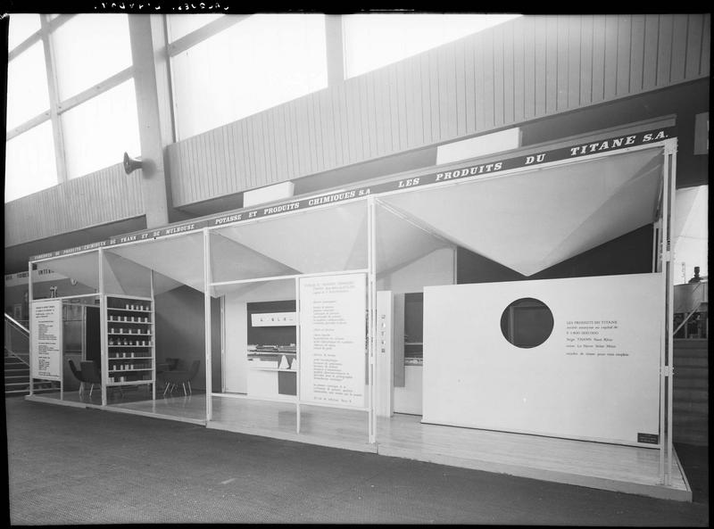 Stand des Fabriques de produits chimiques de Thann et de Mulhouse