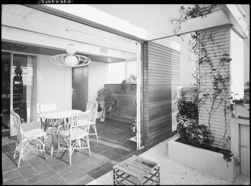 Terrasse sur les toits de Paris