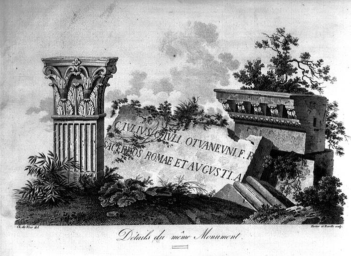 Détail de la gravure