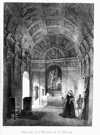 Intérieur de l'oratoire de la Reine