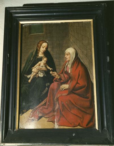 tableau : Vierge à l'Enfant avec sainte Anne