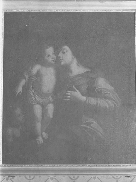 tableau : Vierge à l'enfant, vue générale