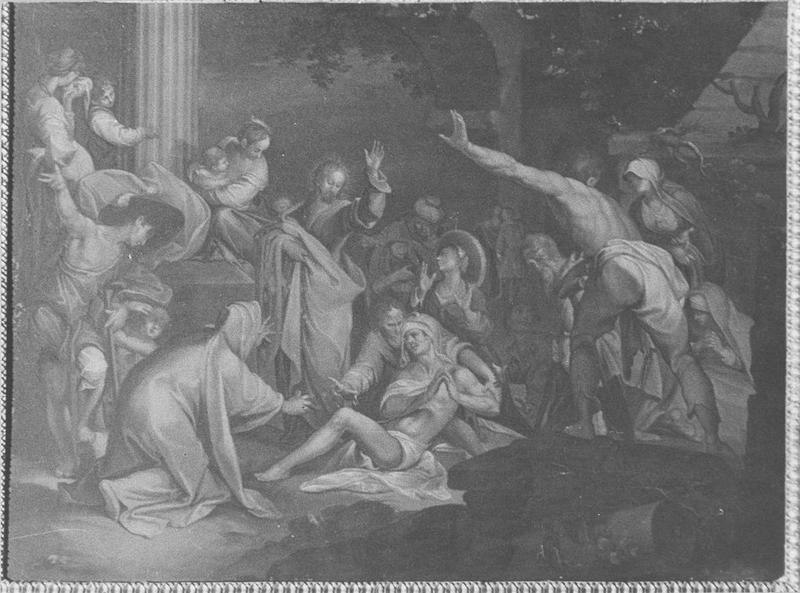 tableau : Guérison du paralytique (la), vue générale