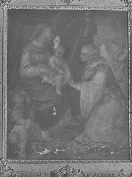 tableau : Mariage mystique de sainte Catherine, vue générale