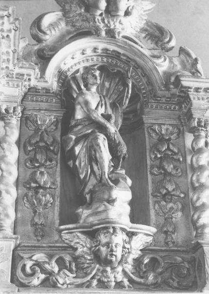 statuette du tabernacle, statuette : saint Jean-Baptiste, vue générale - © Ministère de la Culture (France), Médiathèque du patrimoine et de la photographie (objets mobiliers), tous droits réservés