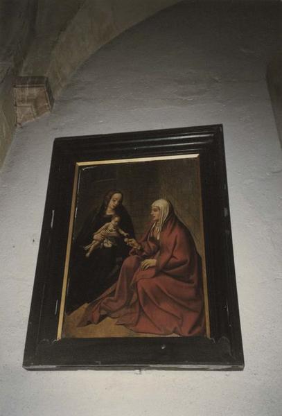 tableau : Vierge à l'enfant avec sainte Anne, vue générale