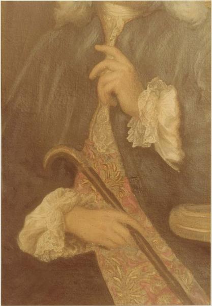 tableau : portrait d'homme, détail - © Ministère de la Culture (France), Médiathèque du patrimoine et de la photographie (objets mobiliers), tous droits réservés