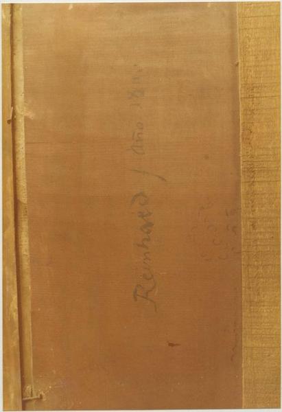 tableau : portrait d'homme, détail de la signature et de la date - © Ministère de la Culture (France), Médiathèque du patrimoine et de la photographie (objets mobiliers), tous droits réservés