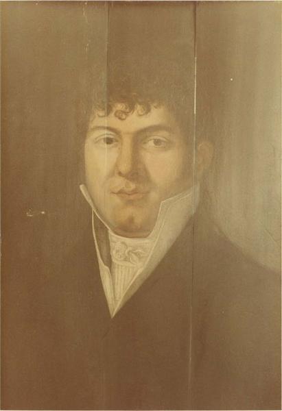 tableau : portrait d'homme, vue partielle - © Ministère de la Culture (France), Médiathèque du patrimoine et de la photographie (objets mobiliers), tous droits réservés