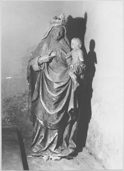 statue : Vierge à l'Enfant, vue générale - © Ministère de la Culture (France), Médiathèque du patrimoine et de la photographie (objets mobiliers), tous droits réservés