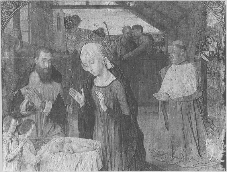 tableau : la Nativité, vue générale