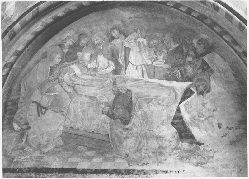 peinture monumentale : dormition de la Vierge, vue générale