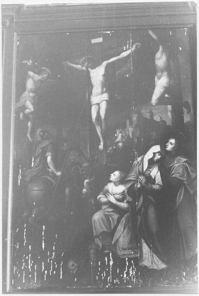 tableau : la Crucifixion, vue générale