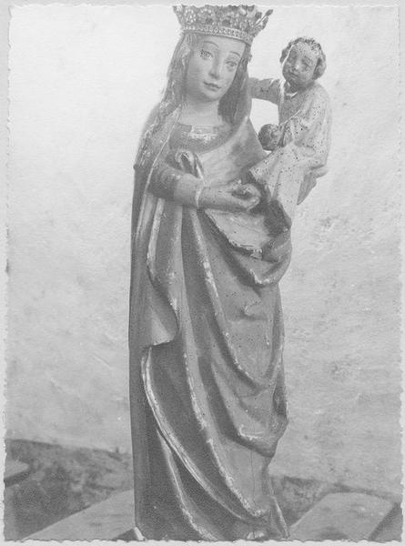 statue : Vierge à l'Enfant, vue générale