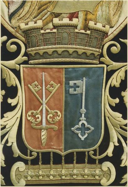 bannière de procession dite la Lyre de Cluny, détail - © Ministère de la Culture (France), Médiathèque du patrimoine et de la photographie (objets mobiliers), tous droits réservés