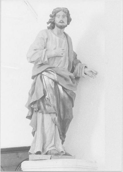 statue : saint non identifié, vue générale