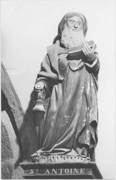 statue : saint Antoine, vue générale