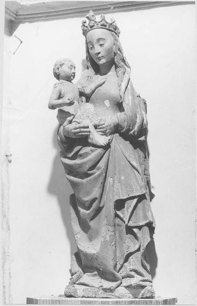 statue : Vierge à l'Enfant, vue générale