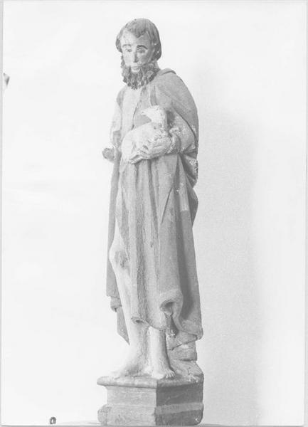 statue : saint Jean-Baptiste, vue générale