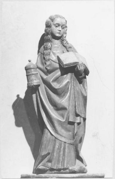 statue : sainte Marie-Madeleine, vue générale - © Ministère de la Culture (France), Médiathèque du patrimoine et de la photographie (objets mobiliers), tous droits réservés