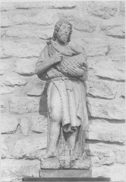 statue : saint Jean-Baptiste, vue générale