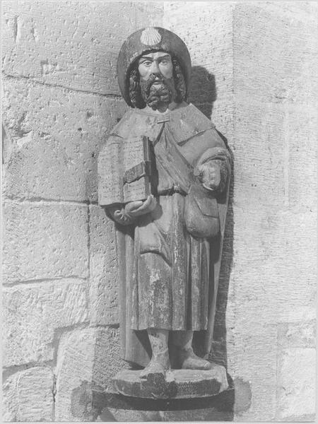 statue : saint Jacques le Majeur, vue générale