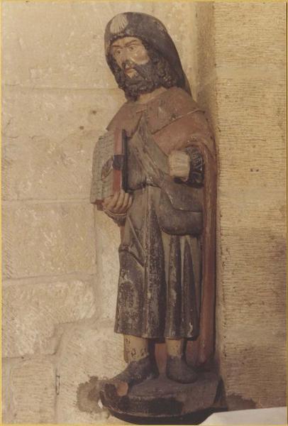 statue : saint Jacques le Majeur, vue générale