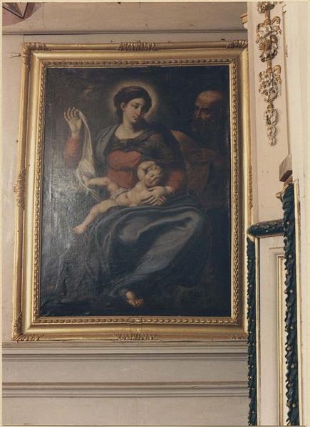 tableau : Vierge à l'enfant, vue générale