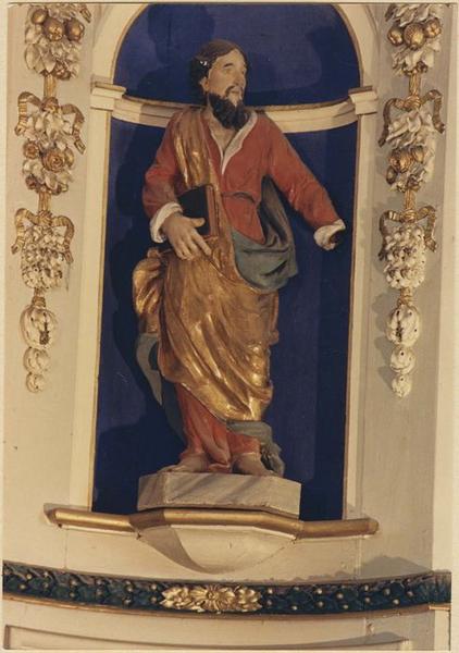 statue : saint Paul, vue générale