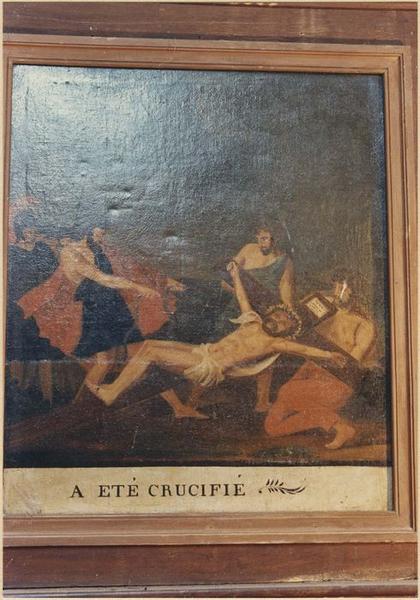 tableau : Mise en croix (la), vue générale