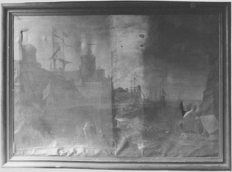tableau : le Port, vue générale - © Ministère de la Culture (France), Médiathèque du patrimoine et de la photographie (objets mobiliers), tous droits réservés