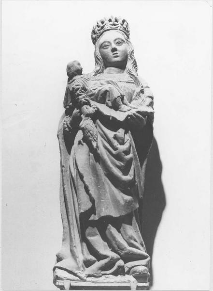 statue : Vierge à l'Enfant, vue générale