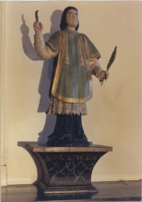 statue (statuette) : Saint Vincent