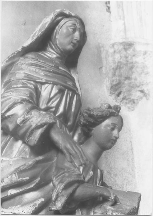 groupe sculpté : Sainte Anne et la Vierge