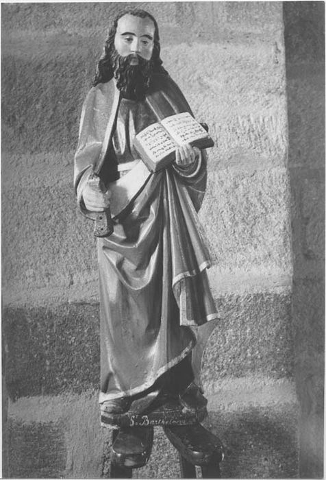 statue : Saint Barthélemy