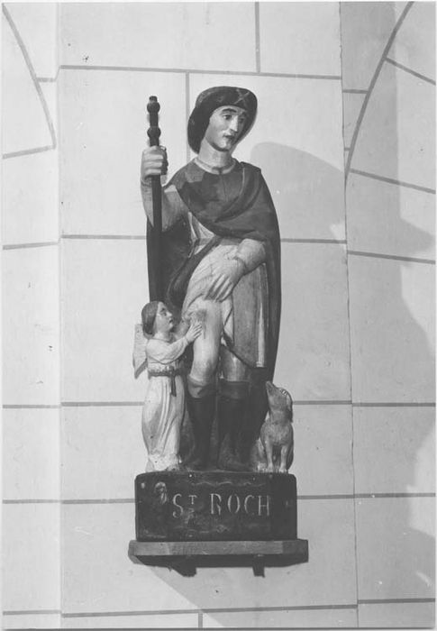 statue : Saint Roch