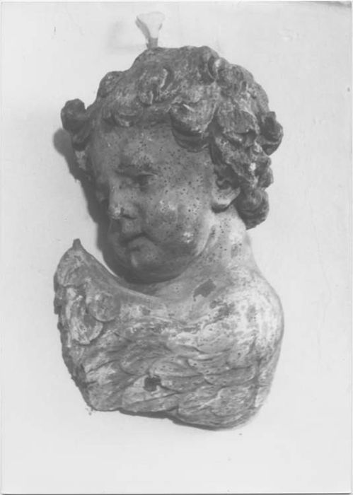 statue : Tête d'ange