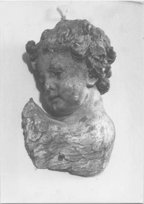 statue : Tête d'ange