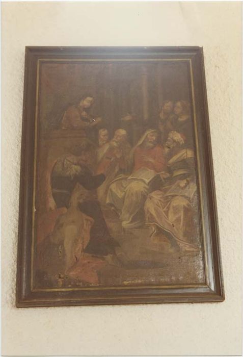 tableau : Christ enseignant dans la synagogue