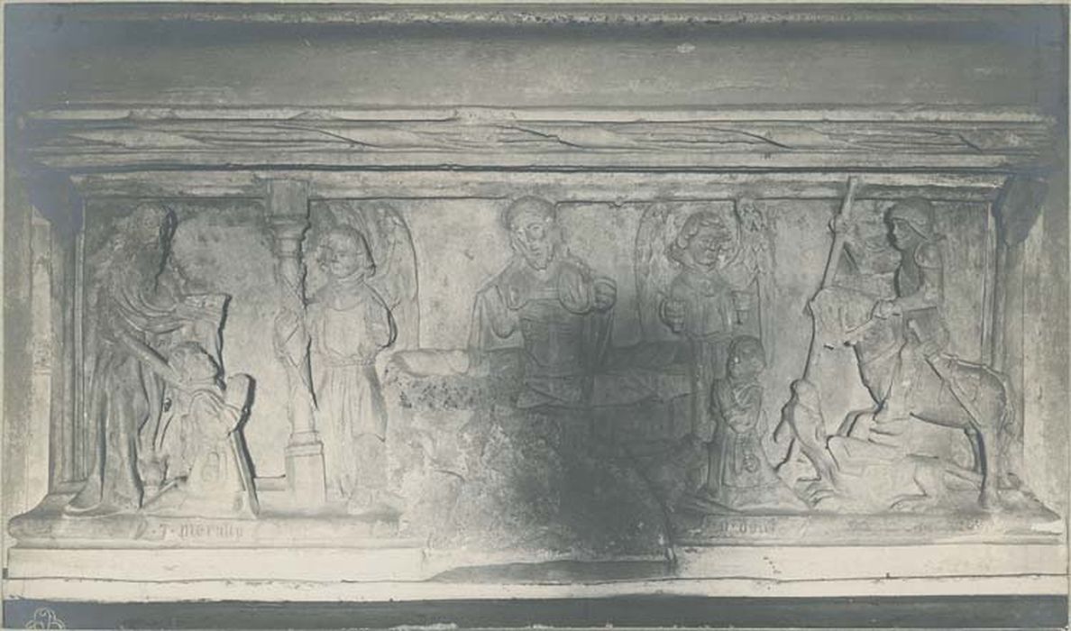 bas-relief : la Nativité