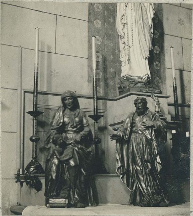 groupe sculpté : Sainte Anne et la Vierge