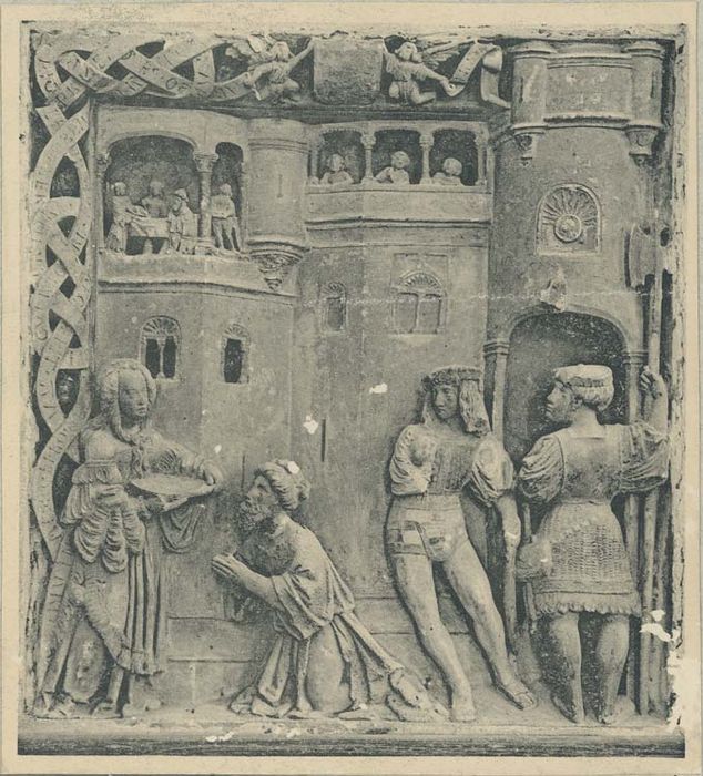 bas-relief : Décollation de Saint-Baptiste